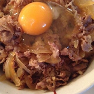 我が家の牛丼